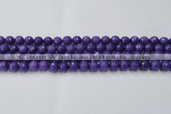 CCN2061 15 inches 12mm faceted round candy jade beads wholesale