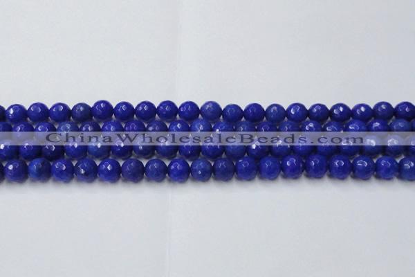 CCN2067 15 inches 10mm faceted round candy jade beads wholesale