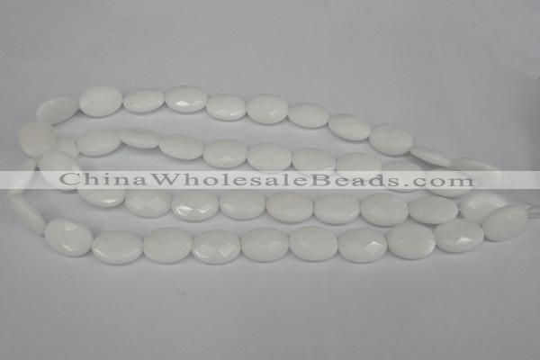 CCN2200 15.5 inches 13*18mm faceted oval candy jade beads