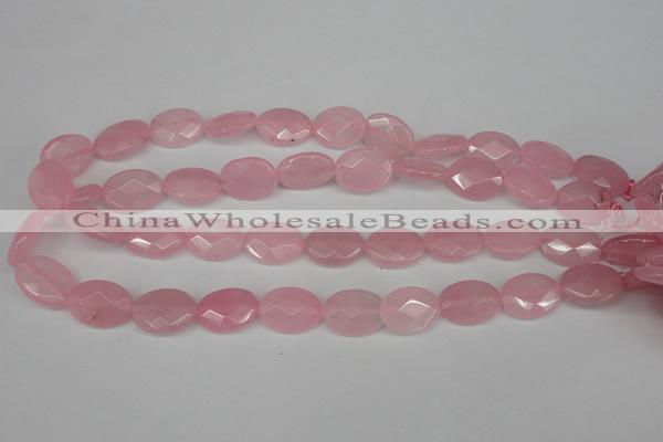 CCN2201 15.5 inches 13*18mm faceted oval candy jade beads