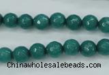 CCN2280 15.5 inches 8mm faceted round candy jade beads wholesale