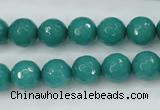 CCN2281 15.5 inches 10mm faceted round candy jade beads wholesale