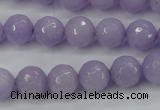 CCN2289 15.5 inches 10mm faceted round candy jade beads wholesale