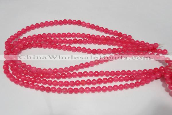 CCN23 15.5 inches 6mm round candy jade beads wholesale