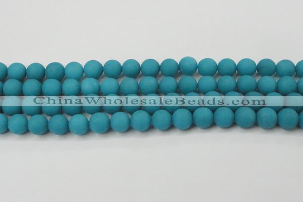 CCN2412 15.5 inches 4mm round matte candy jade beads wholesale