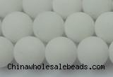 CCN2420 15.5 inches 6mm round matte candy jade beads wholesale