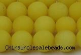 CCN2428 15.5 inches 6mm round matte candy jade beads wholesale