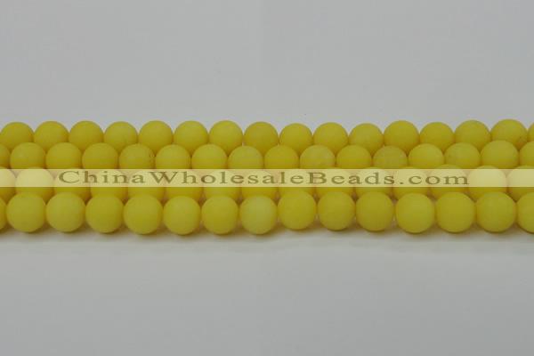 CCN2448 15.5 inches 8mm round matte candy jade beads wholesale