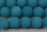 CCN2451 15.5 inches 8mm round matte candy jade beads wholesale