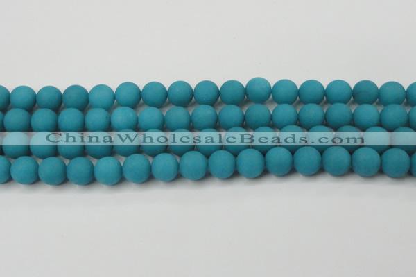 CCN2452 15.5 inches 8mm round matte candy jade beads wholesale