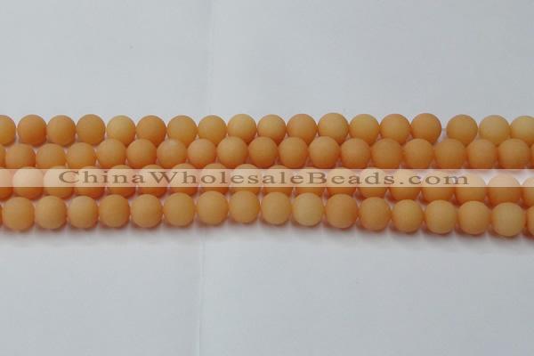 CCN2518 15.5 inches 10mm round matte candy jade beads wholesale