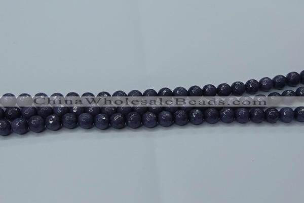 CCN2568 15 inches 10mm faceted round candy jade beads wholesale