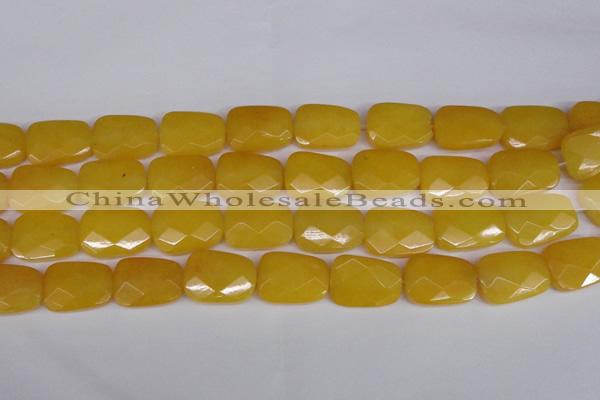 CCN2636 15.5 inches 18*25mm faceted trapezoid candy jade beads