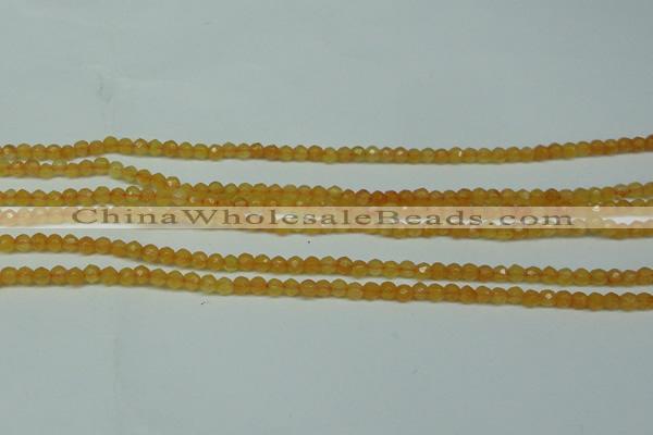 CCN2800 15.5 inches 2mm tiny faceted round candy jade beads