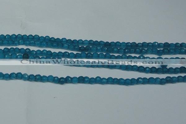 CCN2815 15.5 inches 3mm tiny faceted round candy jade beads