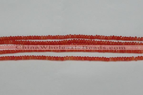 CCN4101 15.5 inches 2*4mm faceted rondelle candy jade beads