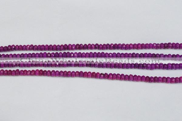 CCN4129 15.5 inches 4*6mm faceted rondelle candy jade beads