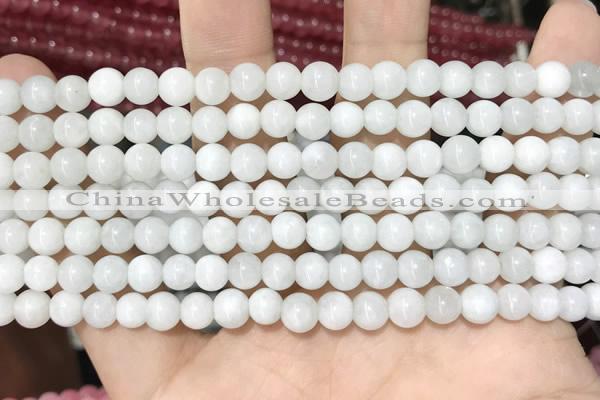 CCN5270 15 inches 6mm round candy jade beads Wholesale