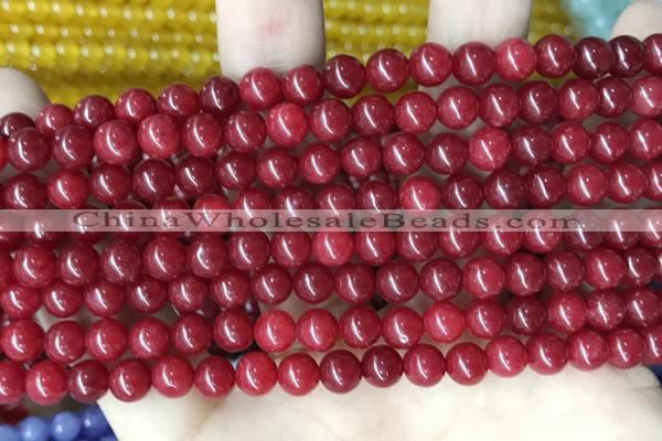 CCN5280 15 inches 6mm round candy jade beads Wholesale