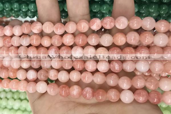 CCN5322 15 inches 8mm round candy jade beads Wholesale