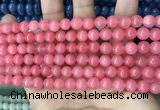 CCN5327 15 inches 8mm round candy jade beads Wholesale