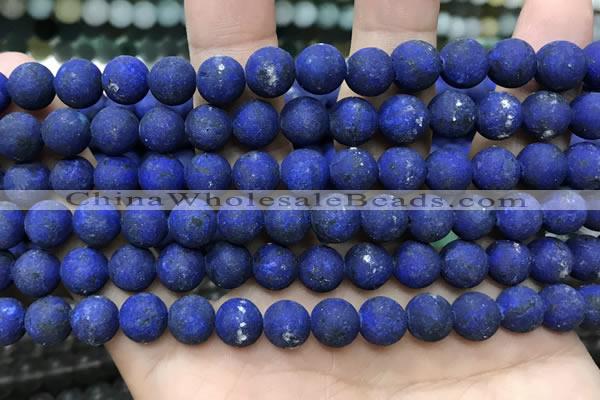 CCN5614 15 inches 8mm round matte candy jade beads Wholesale