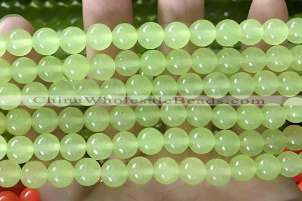 CCN6100 15.5 inches 8mm round candy jade beads Wholesale