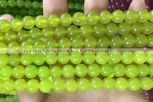 CCN6101 15.5 inches 6mm round candy jade beads Wholesale