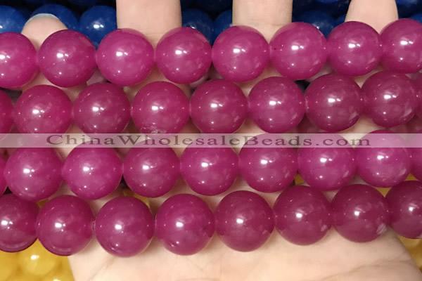 CCN6184 15.5 inches 14mm round candy jade beads Wholesale