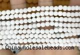 CCN6378 15.5 inches 6mm, 8mm, 10mm & 12mm round matte candy jade beads