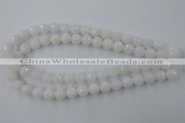 CCN785 15.5 inches 8mm faceted round candy jade beads wholesale