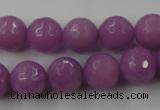 CCN795 15.5 inches 8mm faceted round candy jade beads wholesale