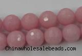 CCN871 15.5 inches 18mm faceted round candy jade beads