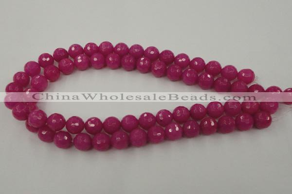 CCN890 15.5 inches 20mm faceted round candy jade beads