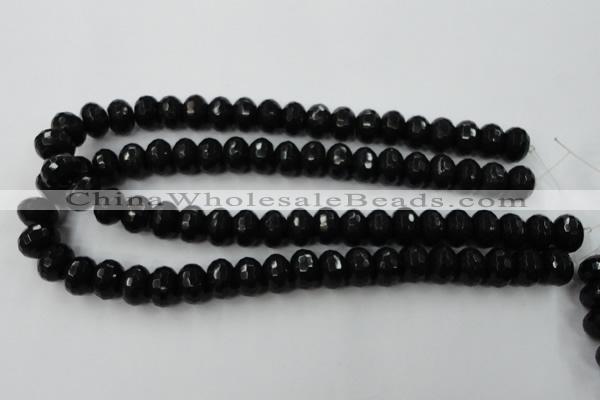 CCN927 15.5 inches 10*14mm faceted rondelle candy jade beads