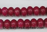 CCN93 15.5 inches 8*12mm rondelle candy jade beads wholesale