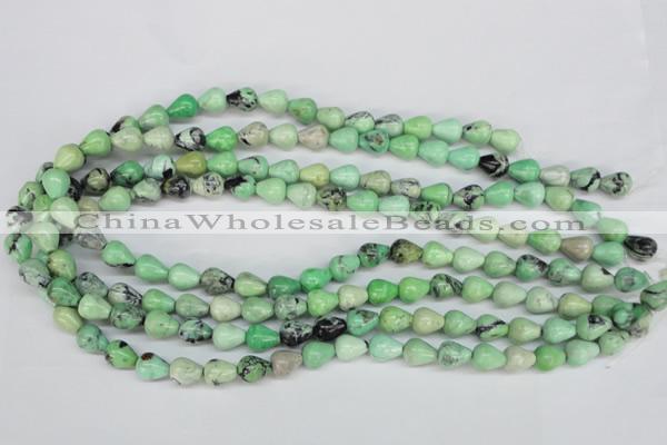 CCO20 15.5 inches 8*10mm teardrop natural chrysotine beads