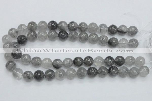 CCQ54 15.5 inches 14mm round cloudy quartz beads wholesale