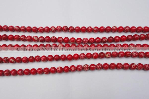 CDE2023 15.5 inches 6mm round dyed sea sediment jasper beads