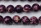 CDE2046 15.5 inches 8mm round dyed sea sediment jasper beads