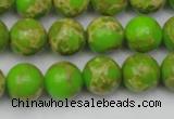 CDE2069 15.5 inches 10mm round dyed sea sediment jasper beads