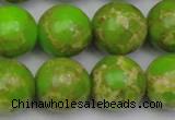 CDE2074 15.5 inches 20mm round dyed sea sediment jasper beads