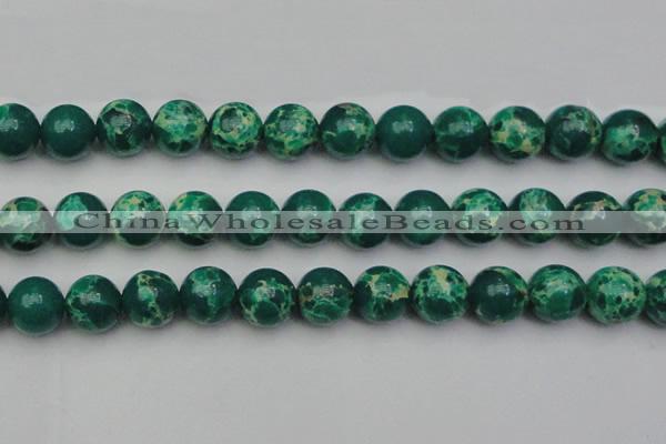 CDE2084 15.5 inches 18mm round dyed sea sediment jasper beads