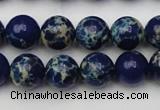 CDE2091 15.5 inches 10mm round dyed sea sediment jasper beads