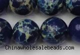 CDE2095 15.5 inches 18mm round dyed sea sediment jasper beads