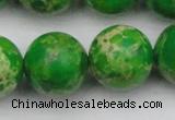 CDE2228 15.5 inches 20mm round dyed sea sediment jasper beads