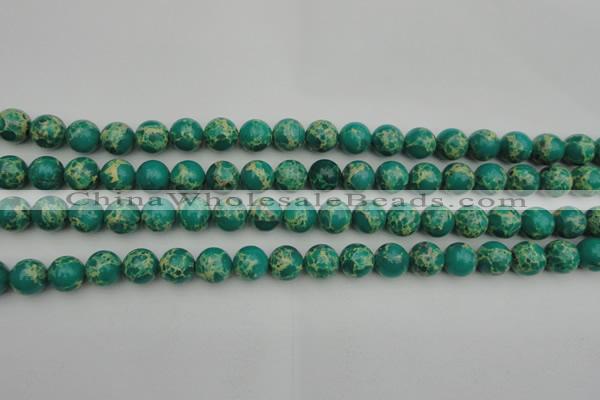 CDE2244 15.5 inches 8mm round dyed sea sediment jasper beads