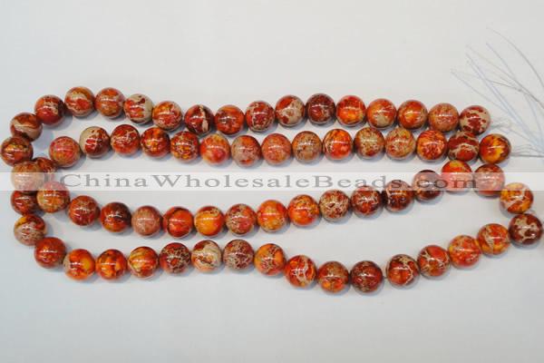 CDE494 15.5 inches 12mm round dyed sea sediment jasper beads