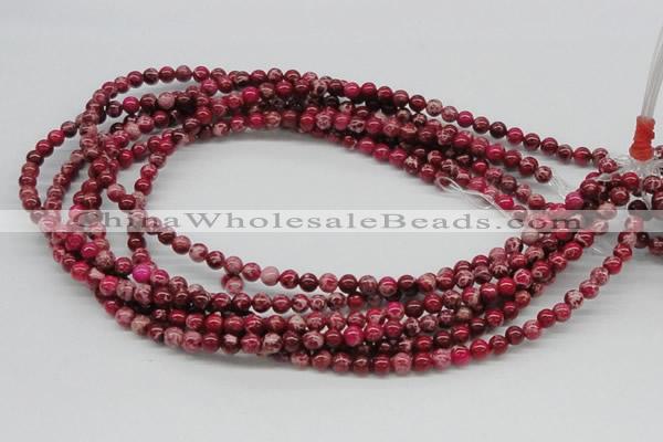 CDI02 16 inches 6mm round dyed imperial jasper beads wholesale