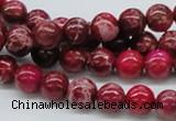 CDI03 16 inches 8mm round dyed imperial jasper beads wholesale